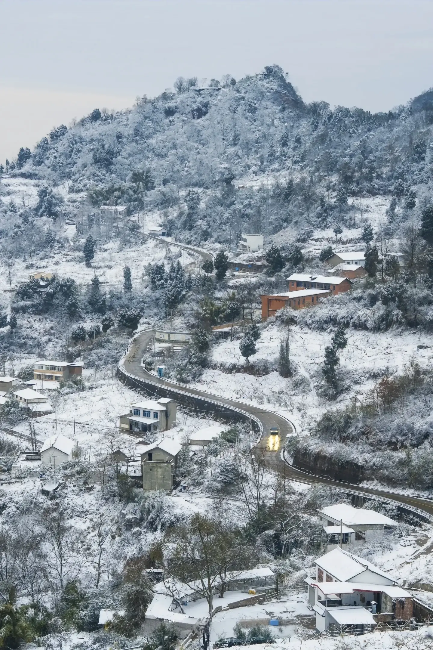 Snowy mountains
